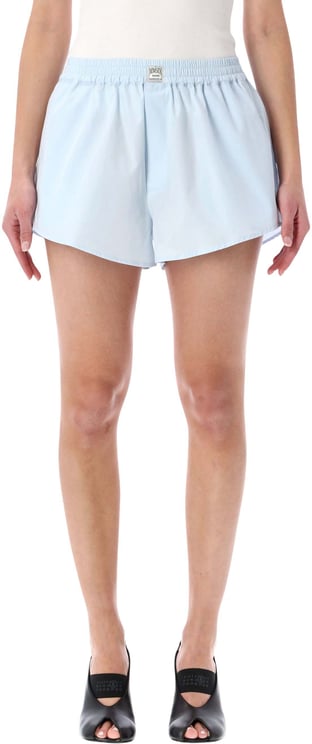 Maison Margiela Short Popeline Blu