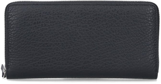 Maison Margiela Textured Calf Leather Zip Wallet