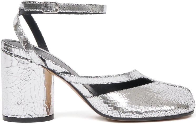 Maison Margiela Tabi Sandal Pump H80 Silver