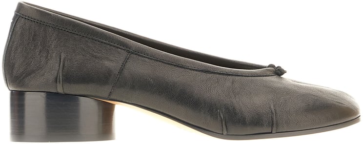 Maison Margiela Maison Margiela Black nappa leather Tabi ballerinas