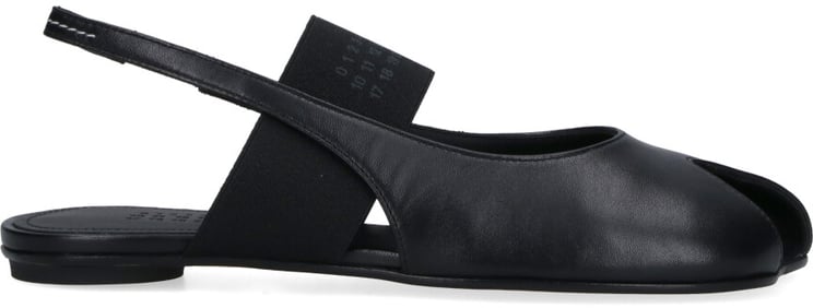 Maison Margiela Asymmetrical Toe Black Sandals