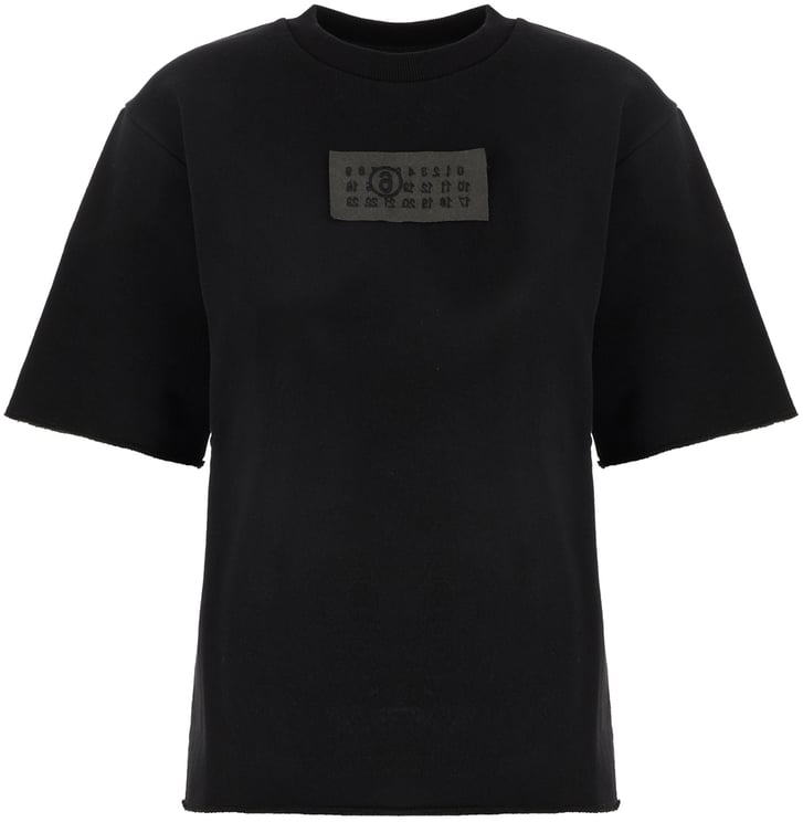 Maison Margiela Mm6 Black cotton t-shirt