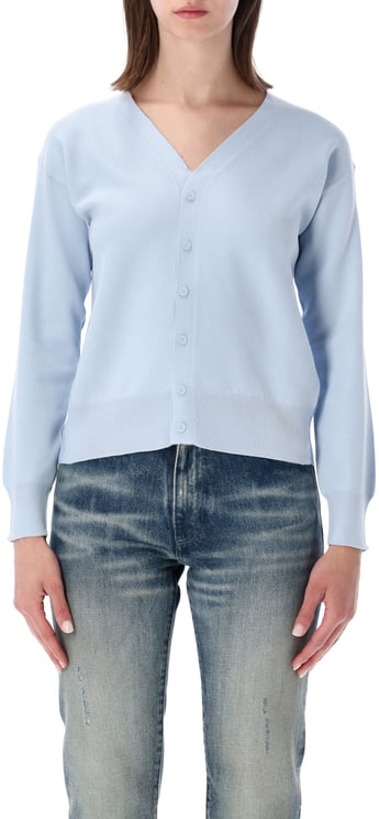 Maison Margiela Cardigan Pressed Blu