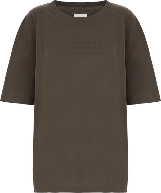 Maison Margiela Maison Margiela Dark grey cotton t-shirt