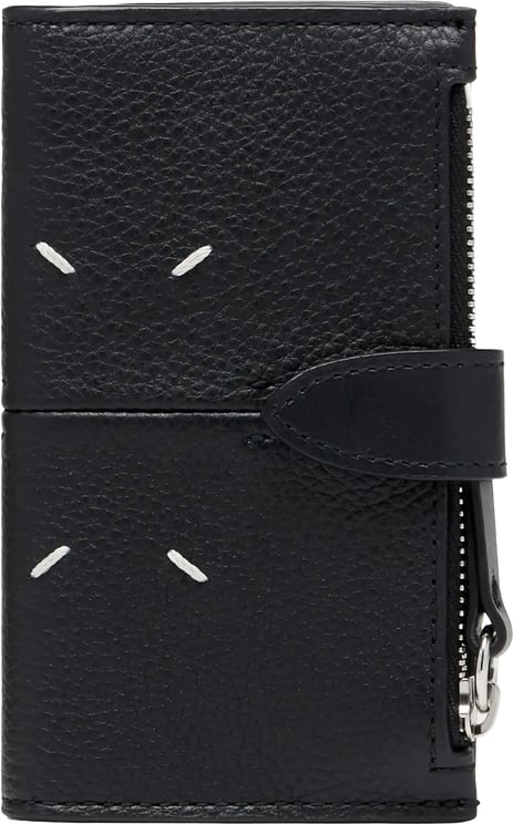 Maison Margiela Card Holder + Coin Purse With Zip Black