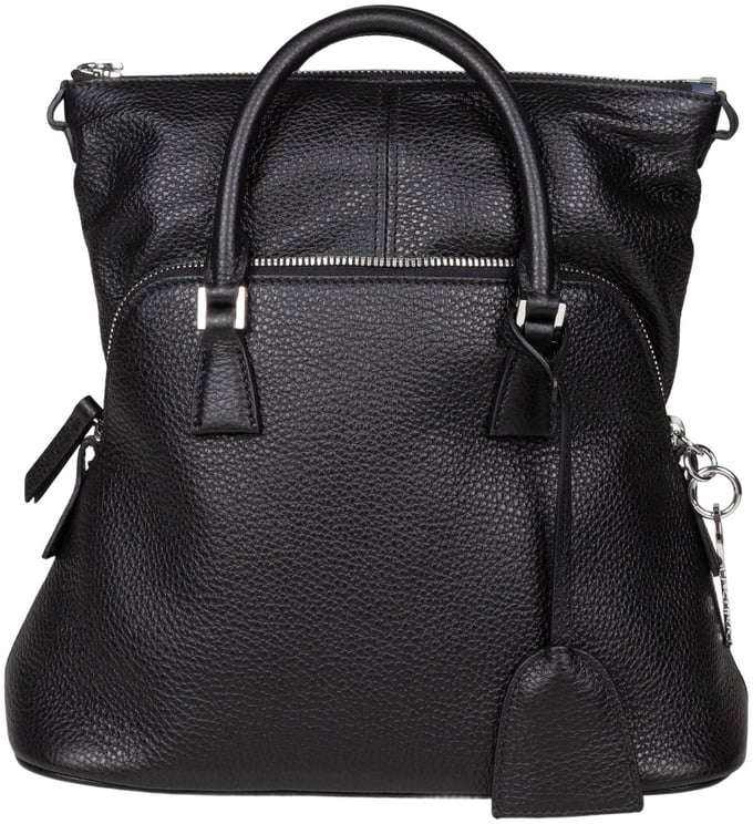 Maison Margiela Maison margiela 5ac soft mini calfskin handbag, black