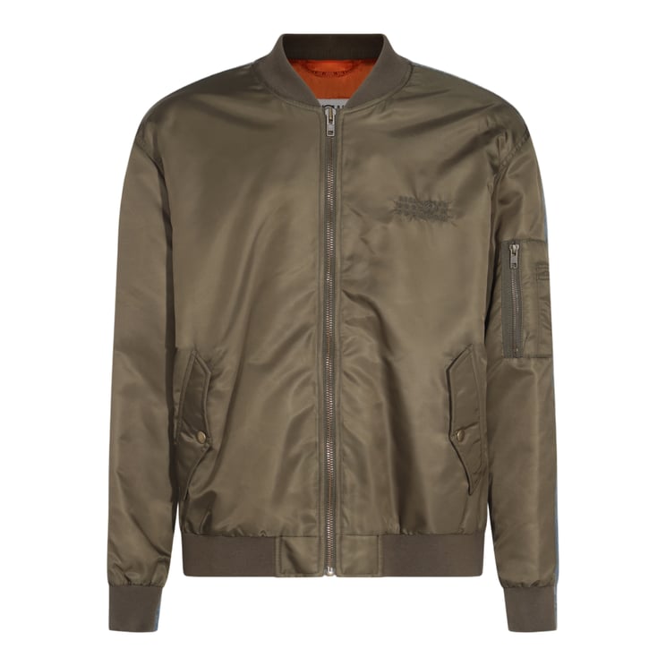 Maison Margiela Two-Sided Bomber Jacket With Unique Design And Bright Lining