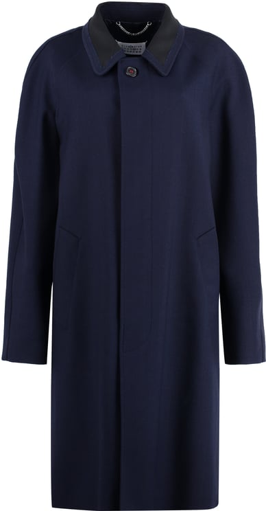 Maison Margiela Single-breasted wool coat