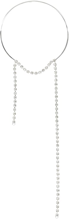 Maison Margiela Strass Necklace Argento