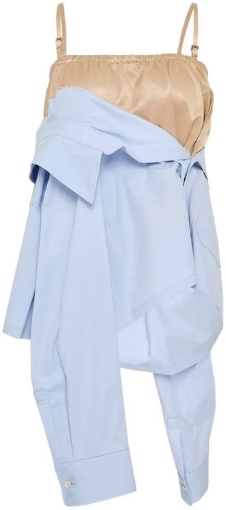 Maison Mihara Yasuhiro Shirts Combined Camisole Blue