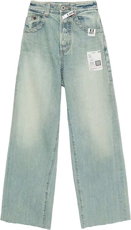 Maison Mihara Yasuhiro Huge Details Denim Pants Indigo