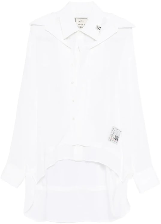 Maison Mihara Yasuhiro Double Layered Shirts White