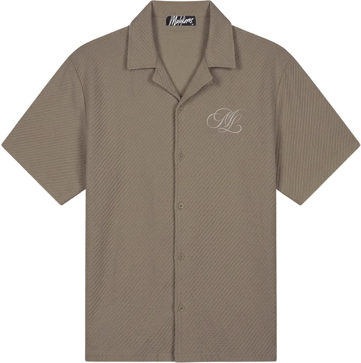 Malelions Malelions Men Diagonal Seersucker Shirt