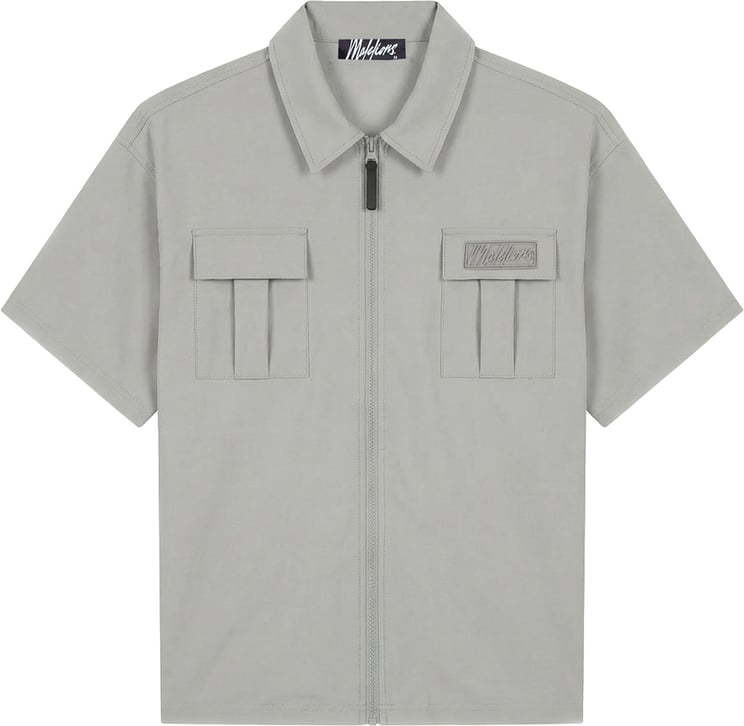 Malelions Malelions  Capri Zip Shirt MMB30026073 Ice Blue 42009