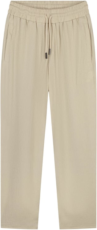 Malelions Malelions  Emblem Seersucker Pants MMB30026055 Light Taupe 50014