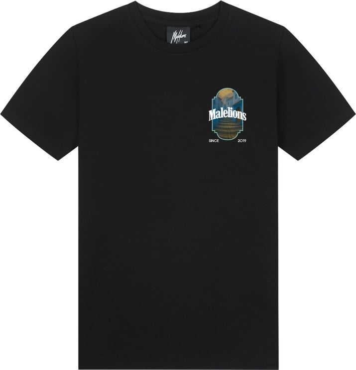 Malelions Malelions Malelions Junior Blue Stairs T-Shirt MJA40026025 Black 49001