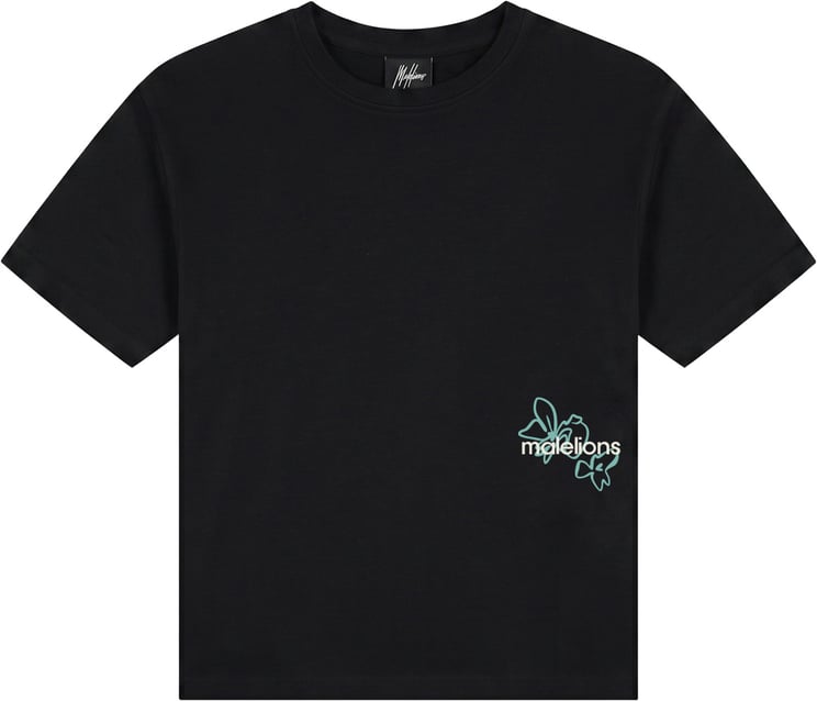 Malelions Malelions Malelions Junior Relaxed Botanical T-Shirt MJA40026013 Black 49001