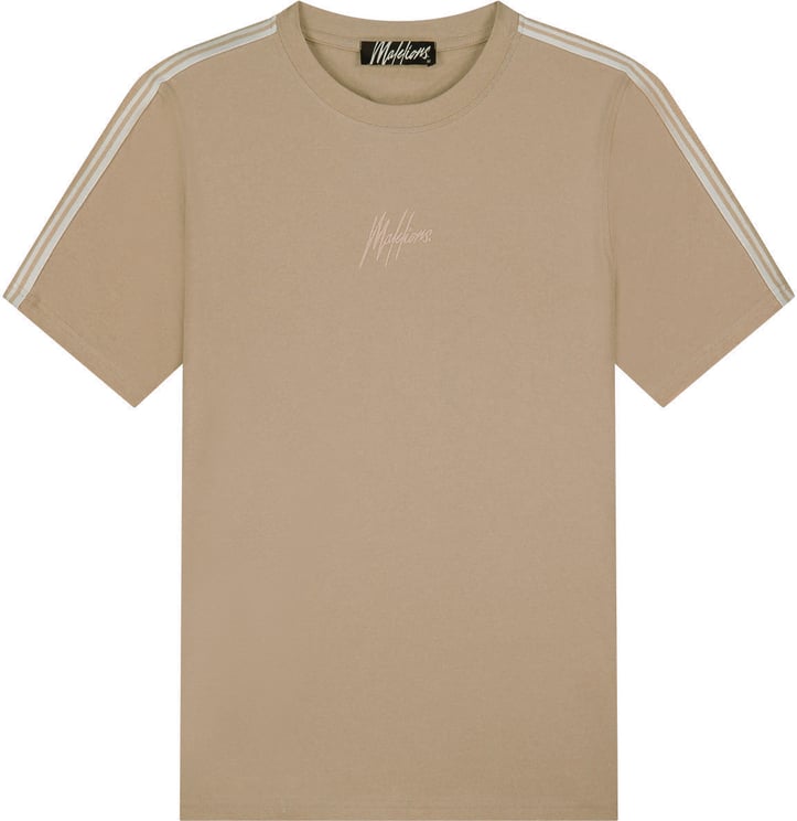 Malelions Malelions Malelions Men Studio T-Shirt MMC30026043 Light Taupe 50014