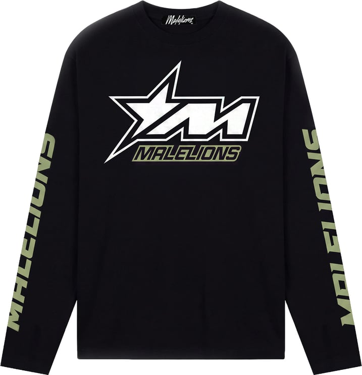 Malelions Malelions  Motocross Longsleeve T-Shirt MMA40026066 Black 49001