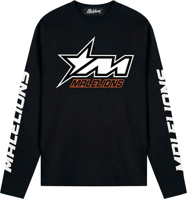 Malelions Malelions  Motocross Longsleeve T-Shirt MMB40026001 Black 49001