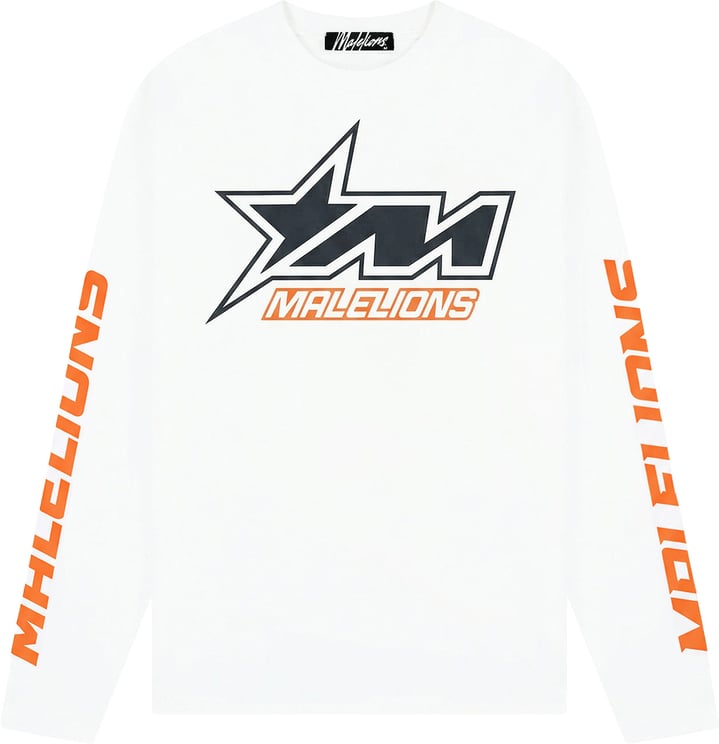 Malelions Malelions Motocross Longsleeve T-Shirt MMB40026001 White 40001
