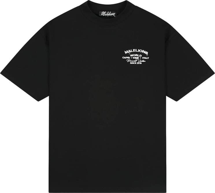 Malelions Malelions  Permanent Vacation T-Shirt MMB30026061 Black 49001