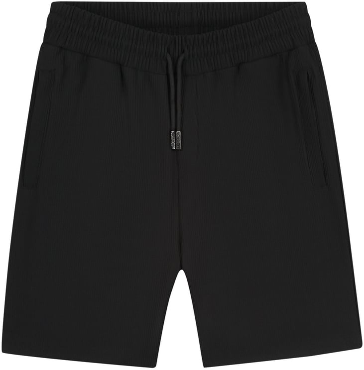 Malelions Malelions Ribbed Shorts MMB30026031 Black 49001