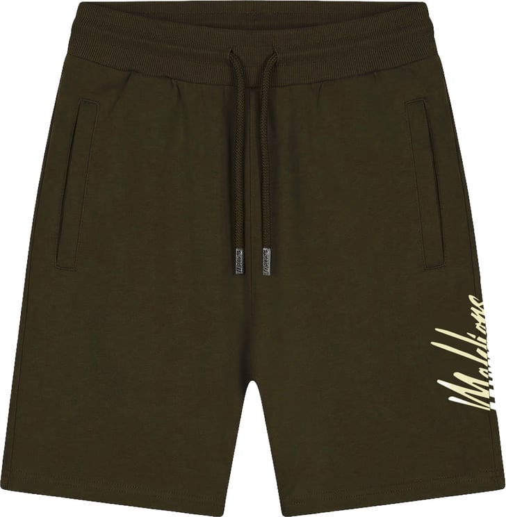 Malelions Malelions  Split Shorts MMC30026013 Vintage Green 43012