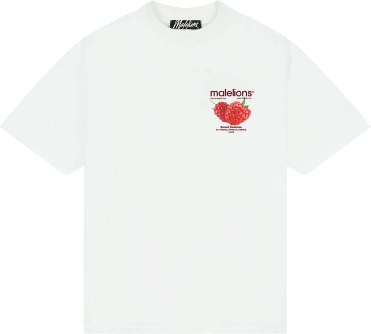 Malelions Malelions  Sweet Summer T-Shirt MMA40026045 White 40001