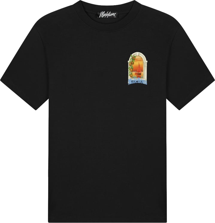 Malelions Malelions  Yacht Window T-Shirt MMA40026049 Black 49001