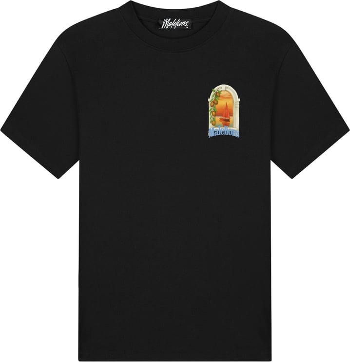 Malelions Malelions  Yacht Window T-Shirt MMA40026049 Black 49001