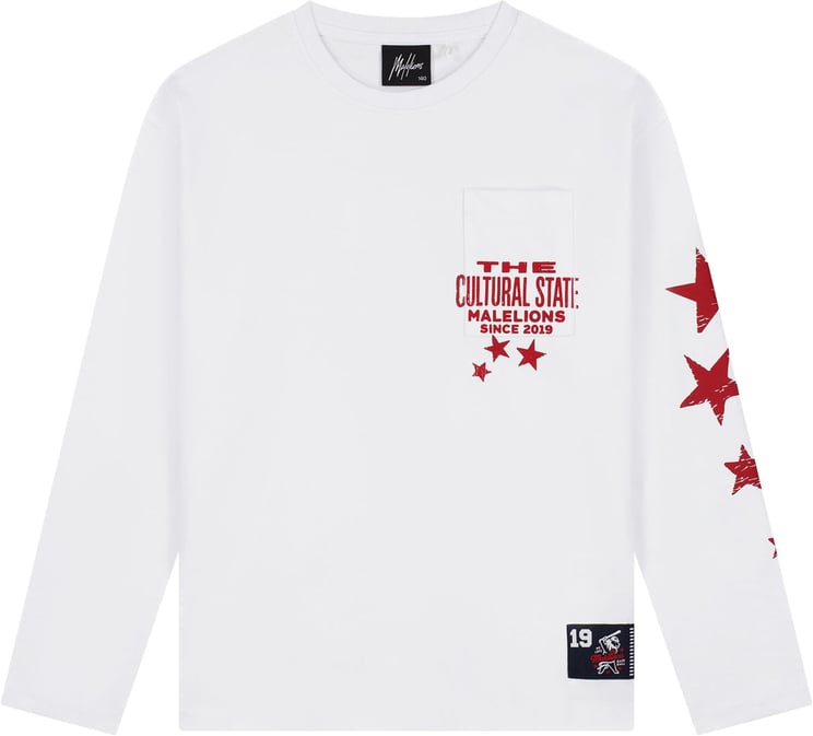 Malelions Malelions Junior Relaxed Star Longsleeve T-Shirt