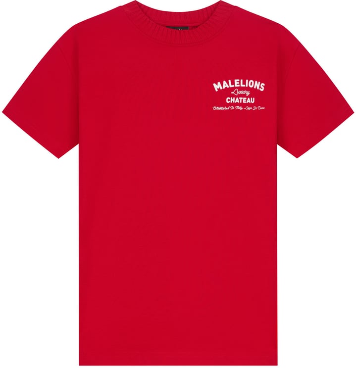 Malelions Malelions Junior Relaxed Knitted Collar T-Shirt