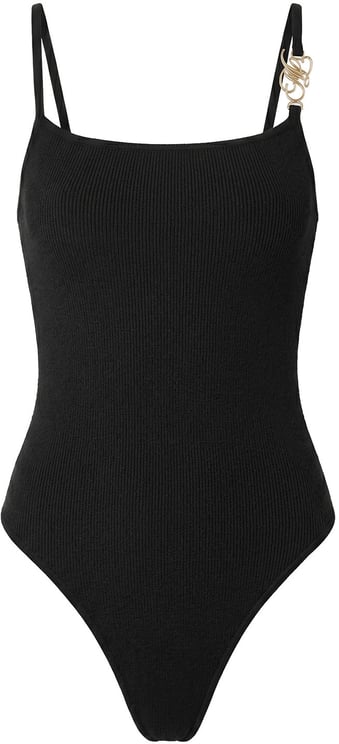 Malelions Malelions Women Knitted Charm Emblem Bodysuit