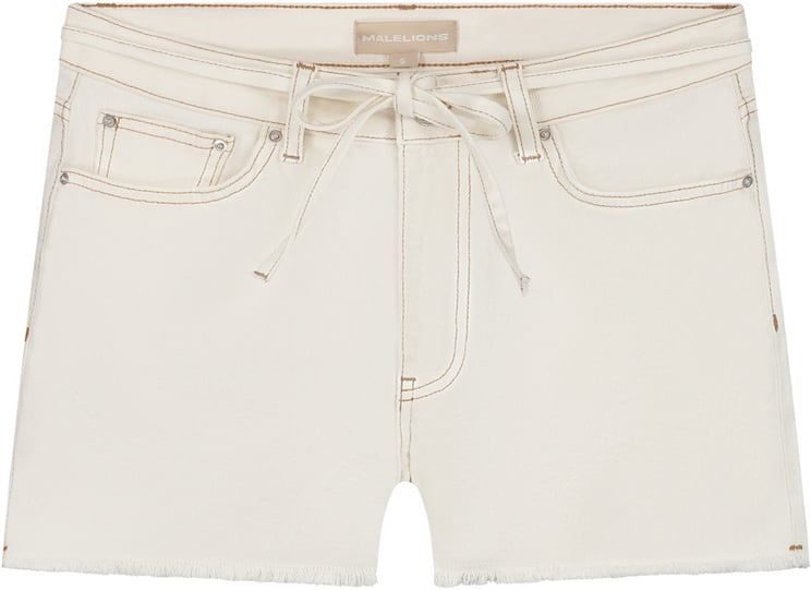 Malelions Malelions Women Damaged Emblem Denim Shorts