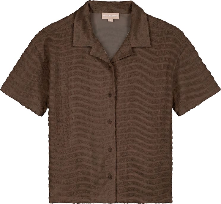 Malelions Malelions Women Monogram Wave Towelling Shirt