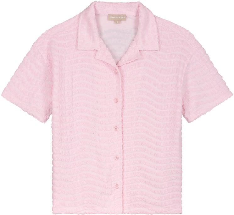 Malelions Malelions Women Monogram Wave Towelling Shirt