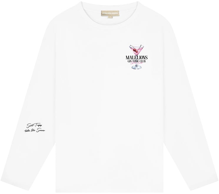 Malelions Malelions Women Gin Tonic Club Longsleeve T-Shirt