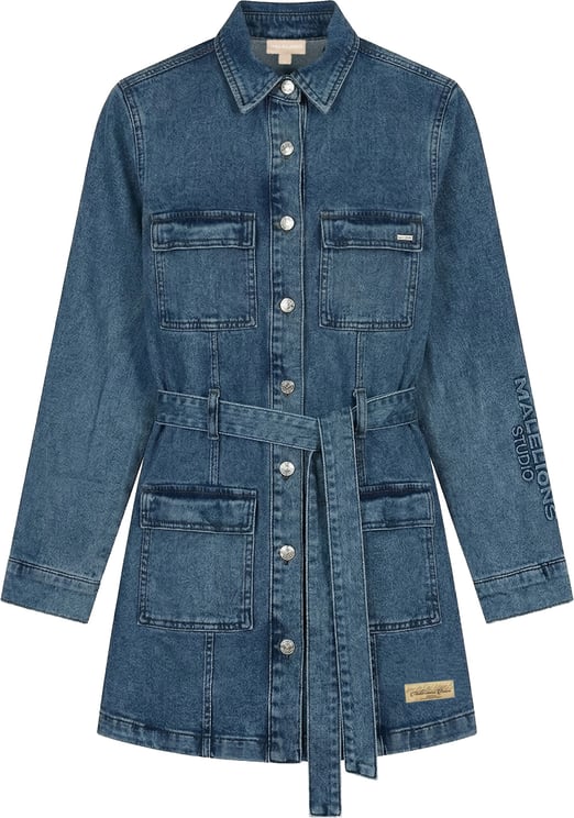Malelions Malelions Women Cargo Denim Dress