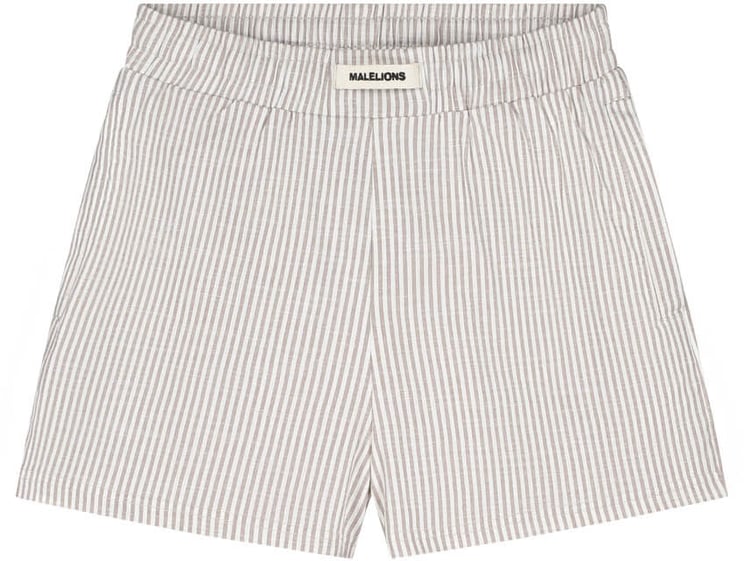 Malelions Malelions Women Patch Logo Striped Shorts