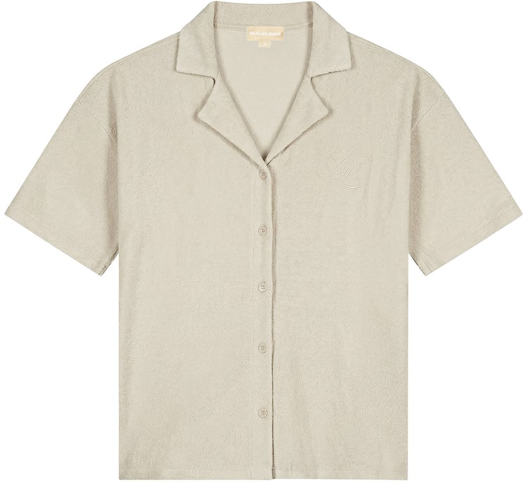 Malelions Malelions Women Emblem Bouclé Shirt