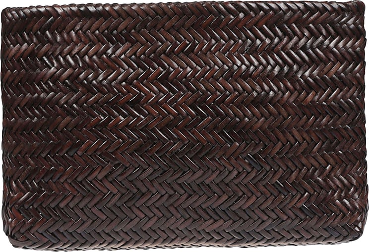 Manebi Manebi Woven Textile Klein Pouch