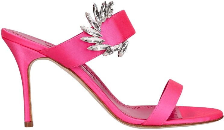 Manolo Blahnik Pink high-heeled sandals
