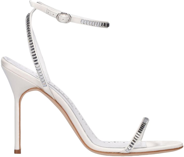 Manolo Blahnik Elegant high sandal with thin strap