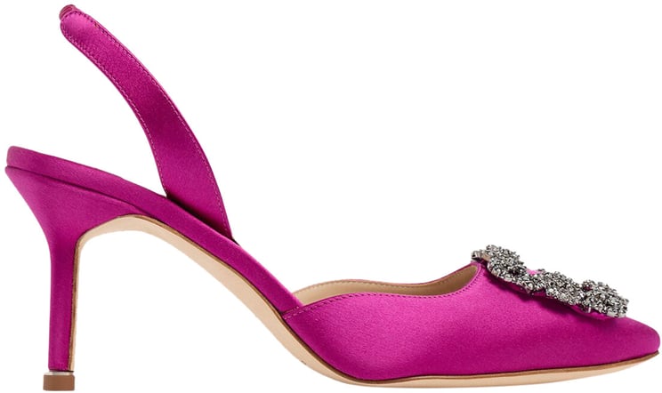 Manolo Blahnik Fuchsia décolletage elegant with high heels