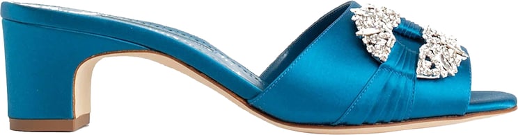 Manolo Blahnik Manolo Blahnik Prinap 050 Satin Mules