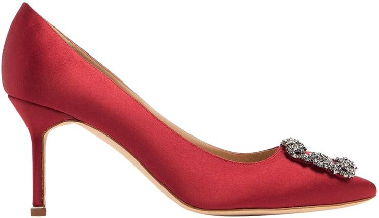 Manolo Blahnik Elegant red décolleté shoe with high heel