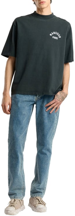 Mansour Arch Felt T-shirt Vintage Black