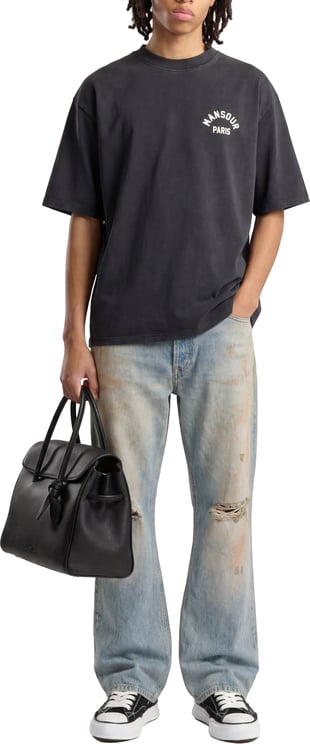 Mansour Arch Felt T-shirt Vintage Black