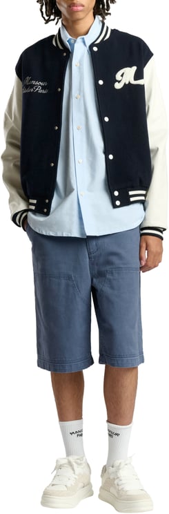 Mansour College Varsity Jacket Navy